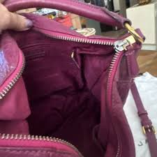 MARC BY MARC JACOB Fuchsia Lamb LEATHER ...
