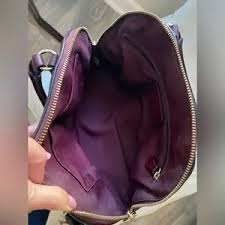 Coach | Bags | Coach Burgundy Alma Syle Leather Satchel Tote ...