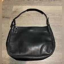Coach | Bags | Coach Black Leather Shoulder Bag Kok848 | Poshmark