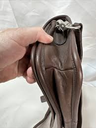 Vintage COACH Women's Leather Brown Crossbody Bag Handbag ...