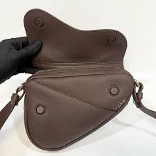 DIOR 棕色ICONS牛皮SADDIES迷你馬鞍包|PopChill 拍拍圈