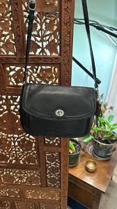 Coach Parker Crossbody Black Leather Shoulder Bag F28725 ...