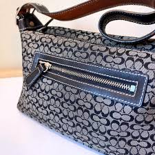 Vtg COACH 6332 monogram c bag mini hobeo | Mercari
