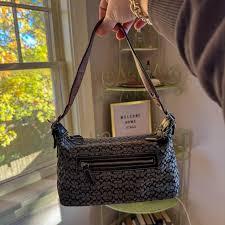 COACH Signature C Mini Baguette Purse | Y2K | Mercari