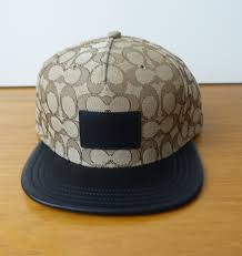 COACH SIGNATURE FLAT BRIM HAT IN KHAKI COLOR. NWT | eBay