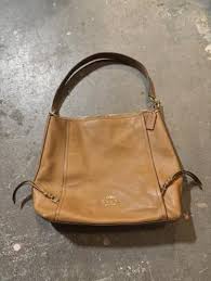 Authentic brown leather Coach purse Like new | Mercari