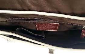 COACH White Pebbled Leather HAMILTON Flap Shoulder Bag ...