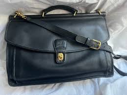 Coach Beekman Briefcase Black Leather Carry Bag 5266 ...