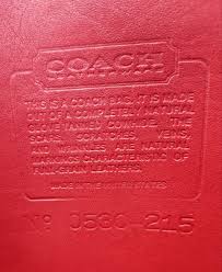 Rehabbed Vintage COACH #5130 "Station Bag" Red Full-Grain ...