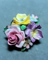 Vintage Coalport Made in England Spring Flower Posy ...