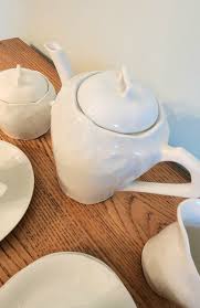 Germany Fine China Embossed White Childs Tea Set for Cup ...