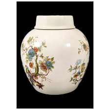 Mason's Ironstone "Birds of Paradise" large ginger jar ...