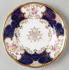 Panel Cobalt Bread & Butter Plate by Coalport | Replacements, Ltd.