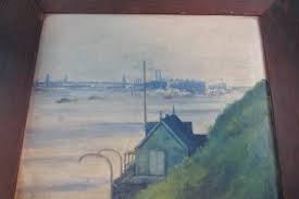 LISTED 1938 CHARLES ANDREW HAFNER OIL ON WOOD ...