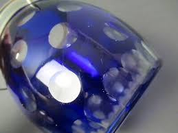 Vintage Cobalt Blue Ice Bucket w/ Handle & Lid - AA Importing - Korea - g3 pp | eBay