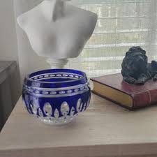 WATERFORD CRYSTAL 5 Inch Round Bowl Clarendon Cobalt Blue Beautiful Condition - Etsy Finland