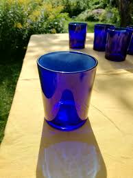 Cobalt Blue Glass ,vintage Glass, Little Vase,gift Idea ...