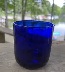 Libbey Metropolitan Cobalt Blue old fashion Rocks Glass 10 ...