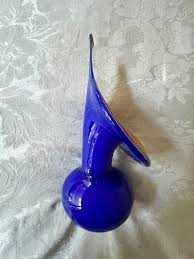 Jack in the Pulpit Vase, Hand Blown Bermuda Glass - Etsy