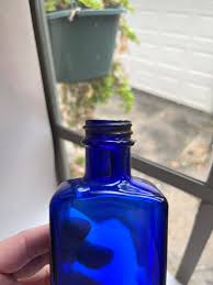 Antique Cobalt Blue Glass Bottle: Vintage Medicine or Cologne - Etsy