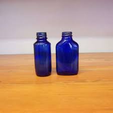 Vintage cobalt blue medicine bottles apothecary jars Phillips Milk of – Ma and Pa's Attic ®