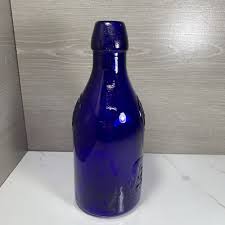 Thatcher's Dairy~One Quart~Cobalt Blue Milk Bottle~Made in ...