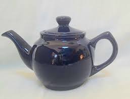 2 Cup Tea Pot ~Beautiful Cobalt Blue ~ Unbranded | eBay