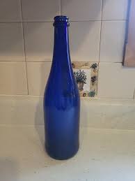 Cobalt Blue 11.5"×3.25" Long Neck Hand Blown Glass ...