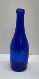 Vintage Bristol? Blue Glass Soda Bottle 330ml 8.25" Tall | eBay