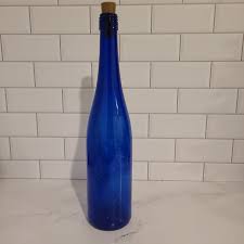 Fairy Light Wine Bottle - Cobalt Blue – Tennifer