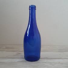 Vintage Blue (water/beer/wine) Bottles With a Capacity of ...