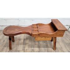 Antique Cobbler's Bench Coffee Table | Chairish