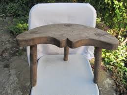 OLD ANTIQUE PRIMITIVE WOODEN WOOD HANDMADE LEGGED STOOL CHAIR TRIPOD RUSTIC 18th | eBay