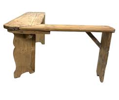 Sold at Auction: ANTIQUE AMERICAN CORNER BENCH PENNSYLVANIA