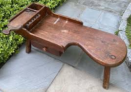 Sold at Auction: Antique Pine Wood Cobbler's Bench Coffee Table Antique Pine Wood Cobbler's Bench Coffee Table. Meas
