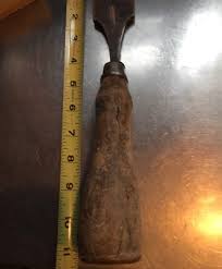 Joseph Smith Cast Steel 1.75” Slick W/ Wooden Handle-19th ...