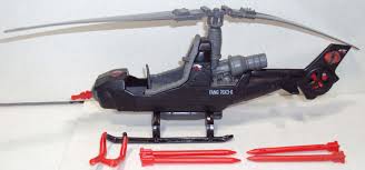 GI Joe Vintage 1983 COBRA FANG Helicopter Complete With ...
