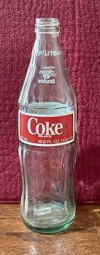 Vintage 1980 Coca Cola Clear Glass Bottle Half Liter 16.9oz ...
