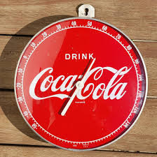 1950s Coca-cola Thermometer (495) "drink Coca-cola" - Etsy