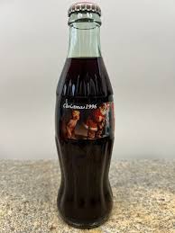 FULL Vintage 1996 Coca Cola Coke 8 Oz Soda Bottle Christmas ...