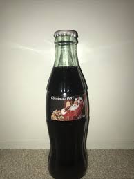 Christmas 1997 Coca-Cola Classic Bottle Collectible 8 Oz ...