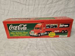 Coca-Cola 2001 Holiday Dual Classic Carrier Truck W/ 55 and 57 Ford Thunderbirds for sale online | eBay