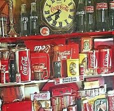 Coca Cola Art! one of a kind 4-D picture w coke memorabilia ...