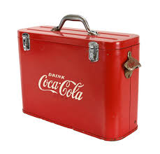 Sold at Auction: Vintage Coca Cola Airline Bottle Case Cooler
