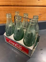 Vintage Coca-Cola Aluminum w/ 6 Pack Soda Bottles Metal ...