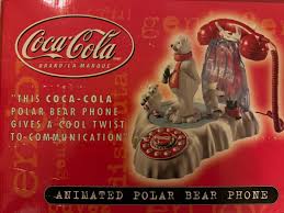 Coca Cola Polar Bear Animated Phone *NIB | eBay