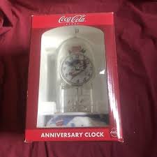 COCA COLA ANNIVERSARY DOME CLOCK - POLAR BEARS SLED- NEW IN ...