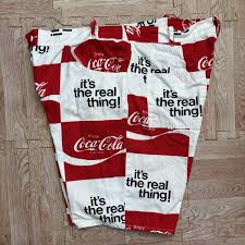 70's VTG Coca-Cola Shorts Button-Fly All-Over Print 4-Pocket ...
