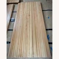 Finished Maple Butcher Block Slab (84" x 38") - AptDeco