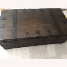 Restoration Hardware Coffee Table Trunk - AptDeco